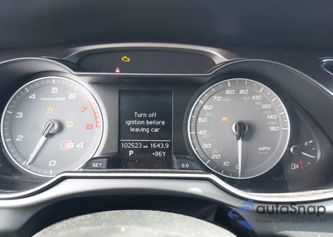 2014 Audi S4 3.0T Premium Plus z USA, uszkodzony, nr VIN WAUBGAFL9EA082577